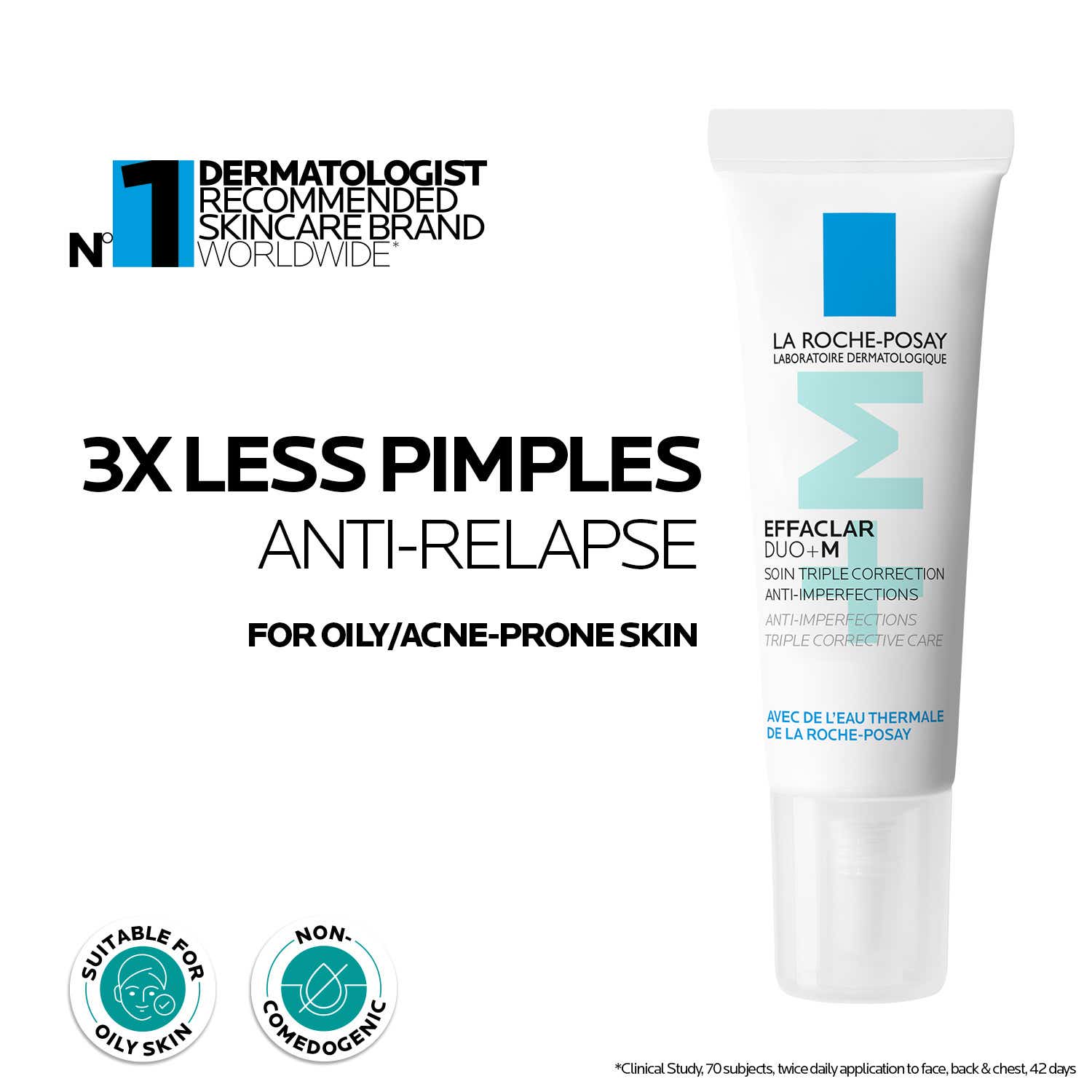 LA ROCHE-POSAY | La Roche-Posay Effaclar Duo+M Gel Moisturiser (7.5 ml)