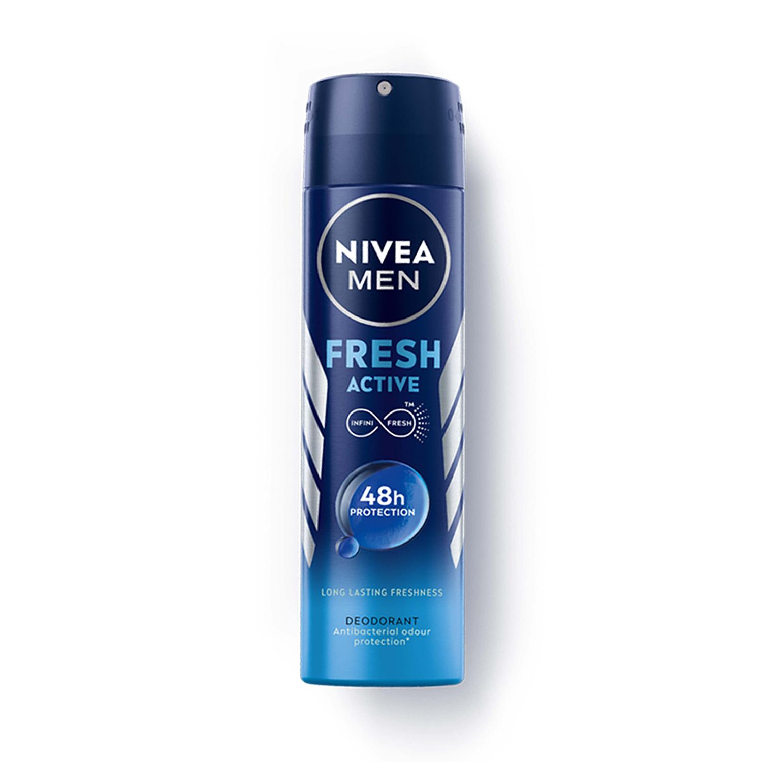 Nivea | Nivea Men Fresh Active Deodorant Spray (150ml)