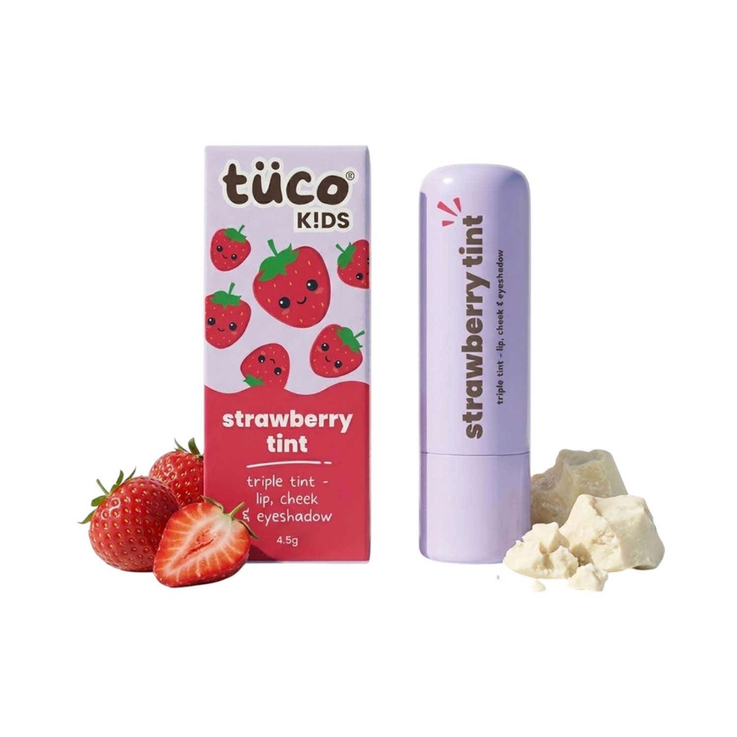 Tuco | Tuco Kids Triple Lip Cheek and Eyeshadow Tint - Strawberry (4.5 g)