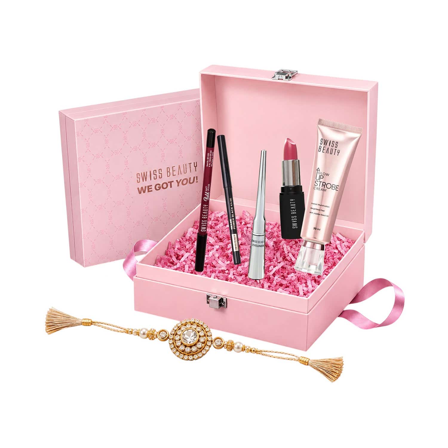 Swiss Beauty | Swiss Beauty Rakshabandhan Festive Makeup Gift Box (5 pcs)