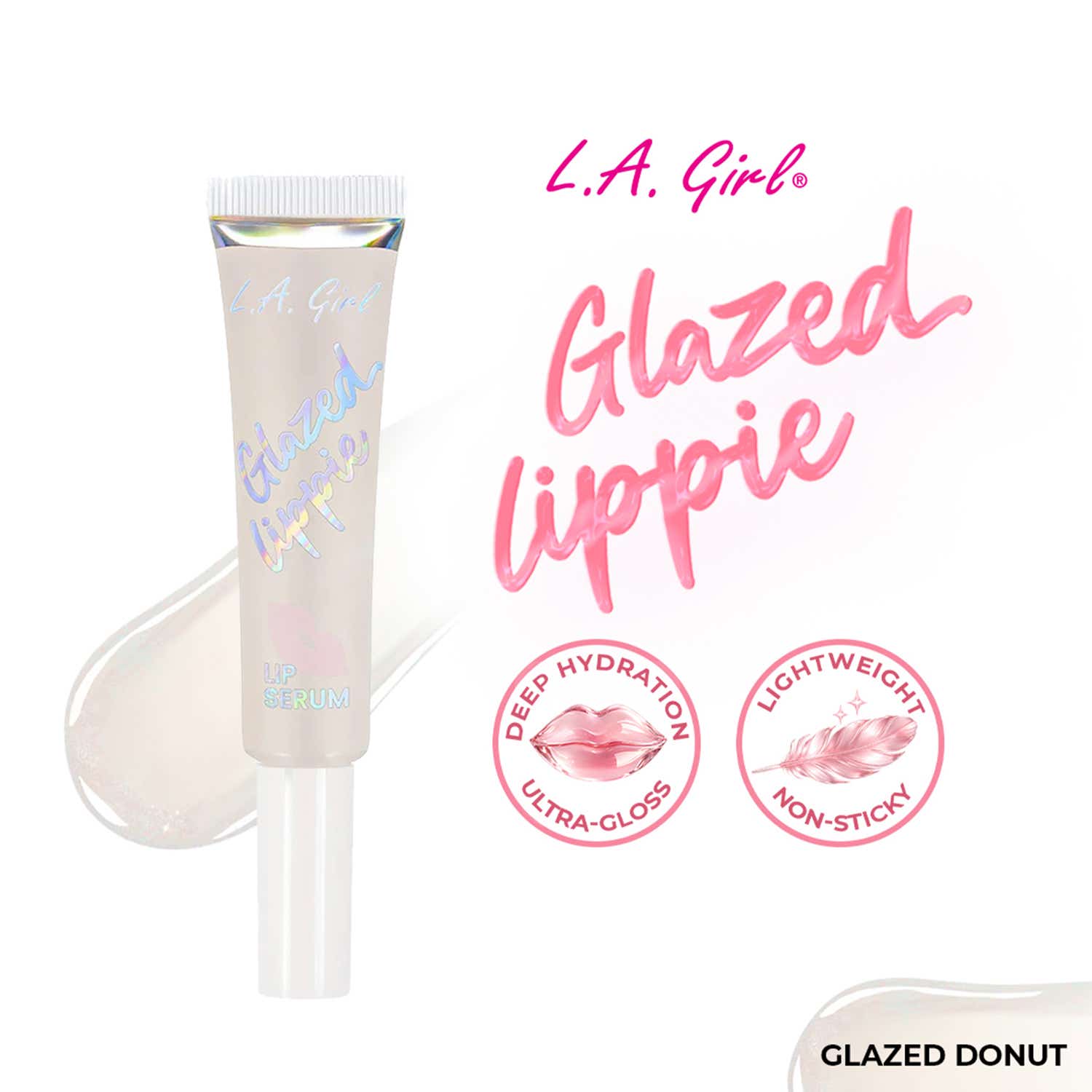 L.A. Girl | L.A. Girl On Cloud Nine Glazed Lippie Lipgloss Lip Serum - Glazed Donut (12 ml)