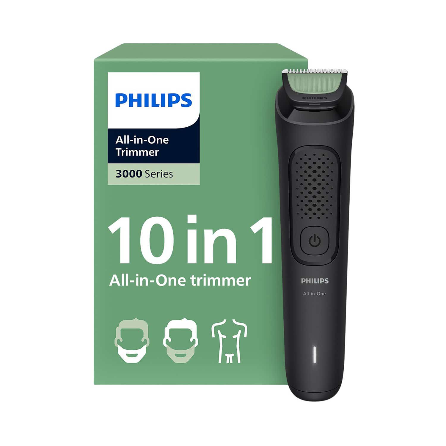 Philips | Philips 10-In-1 Multipurpose Trimmer for Face & Body for Men MG3931/15