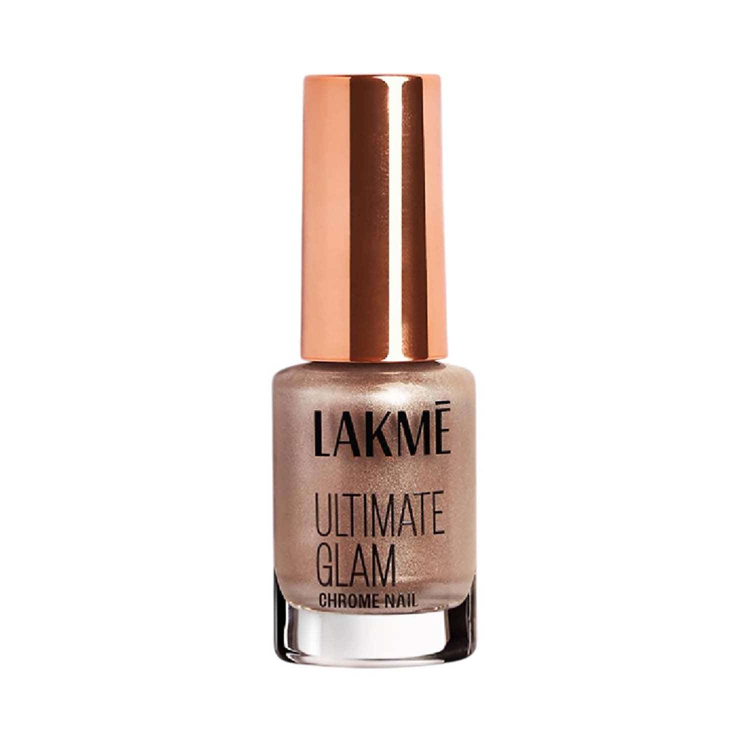 Lakme | Lakme Ultimate Glam Chrome Nail Paint - Brown (6 ml)