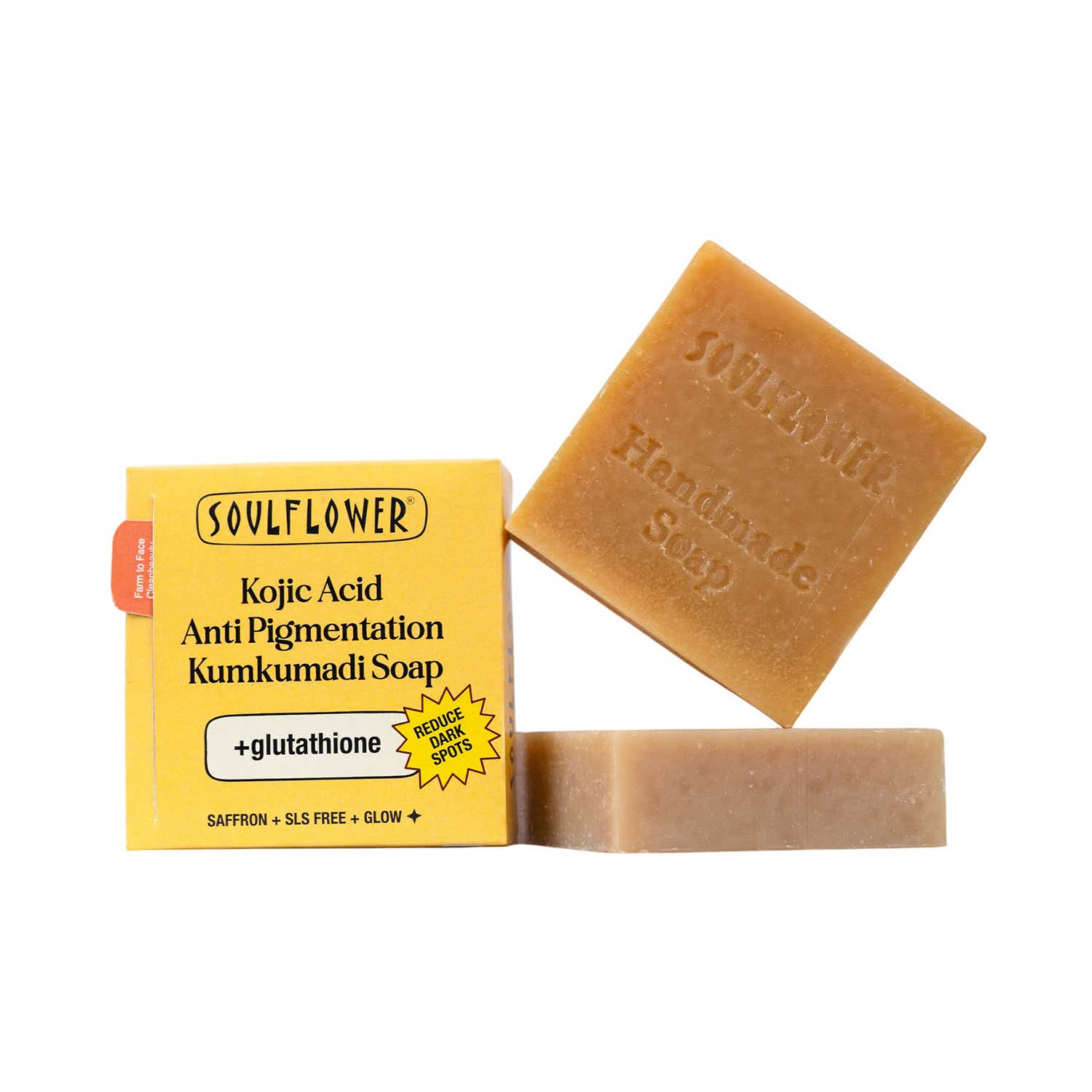 Soulflower | Soulflower Kojic Acid Anti Pigmentation Kumkumadi Soap (100 g)