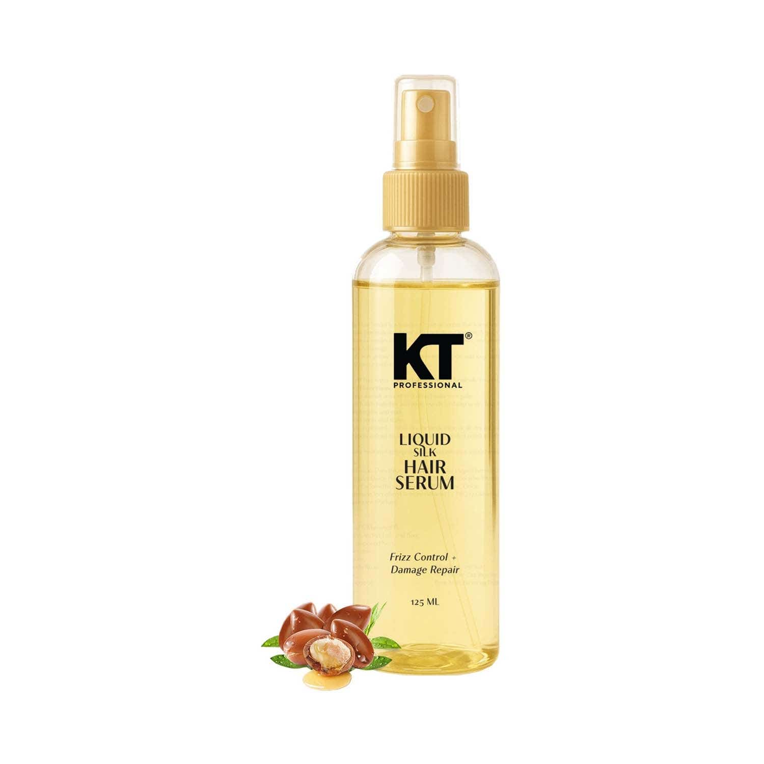 KT Professional | KT Professional Liquid Silk Serum with Keratin, Argan & Almond Oil (125 ml)