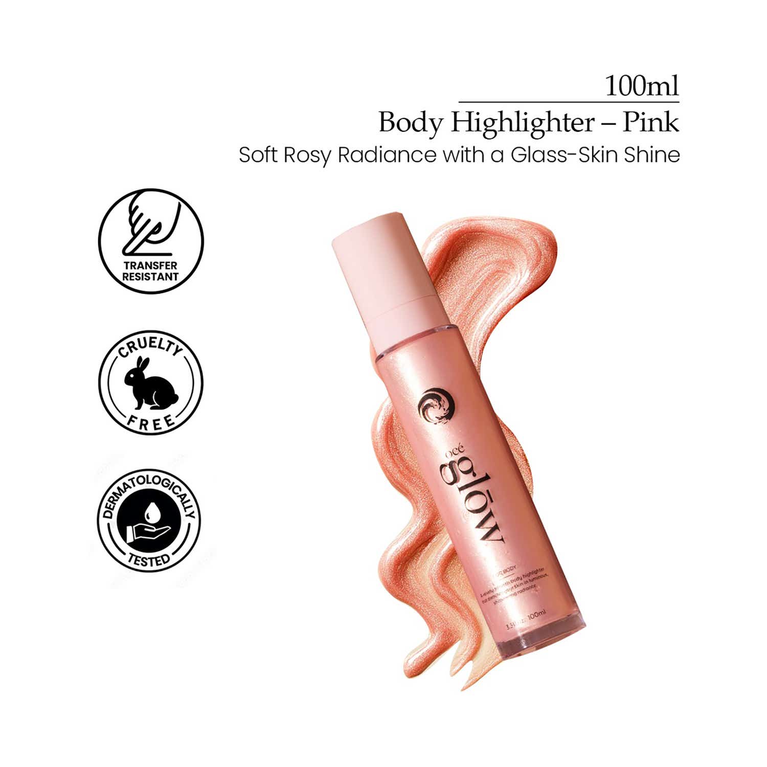 Oceglow | Oceglow Face And Body Highlighter - Pink (100 ml)