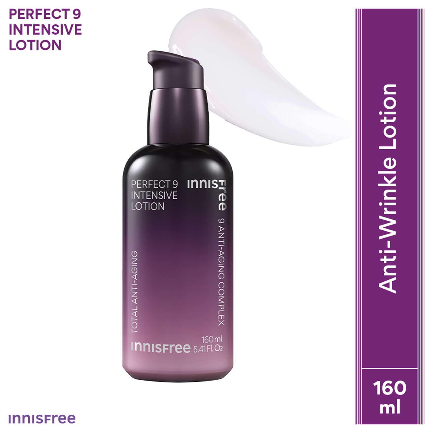 Innisfree | Innisfree Perfect 9 Intensive Lotion – Anti-Aging & Firm Skin (160 ml)