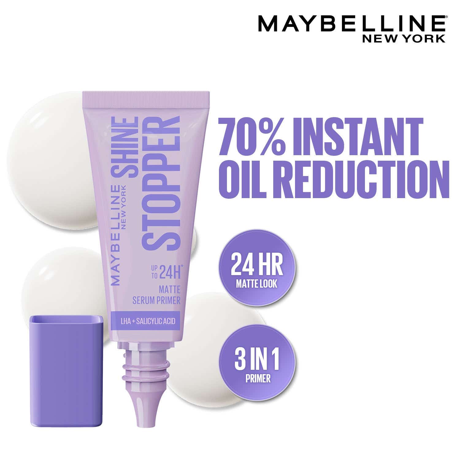 Maybelline New York | Maybelline New York Shine Stopper Serum Primer for Oily Skin to Prime (10 ml)