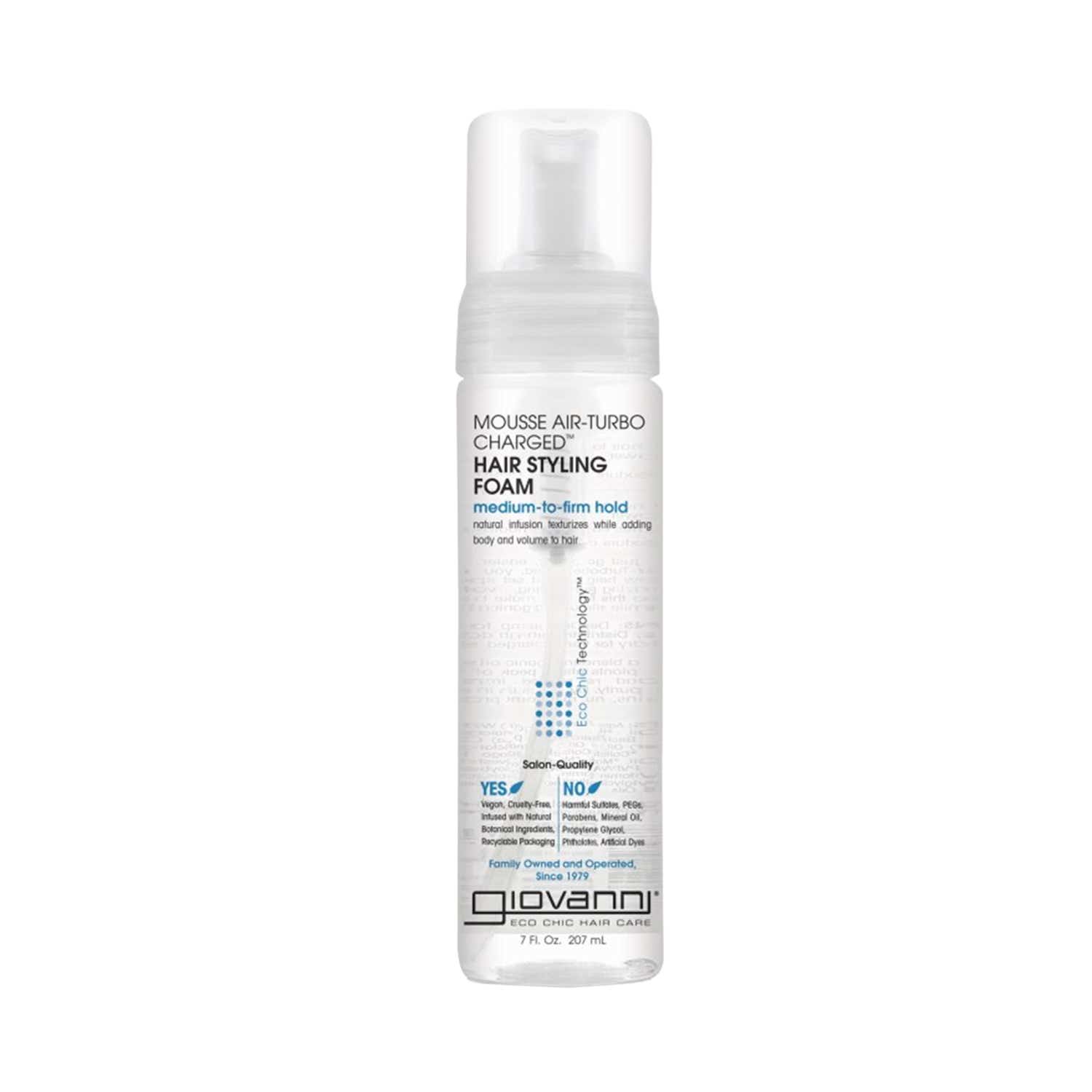 Giovanni | Giovanni Organic Natural Mousse Hair Styling Spray Foam (207ml)