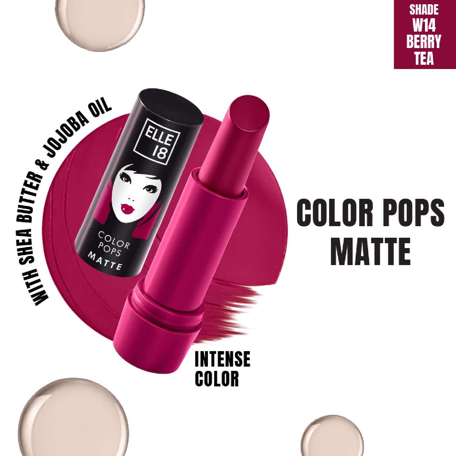 Elle 18 | Elle 18 Color Pop Matte Lip Color - W14 Berry Tea (4.3g)