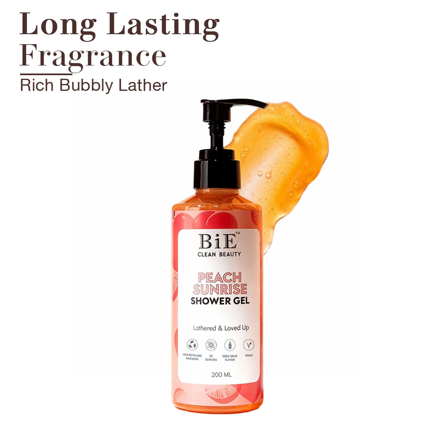 BiE - Beauty In Everything | Bie Peach Sunrise Shower Gel (200 ml)