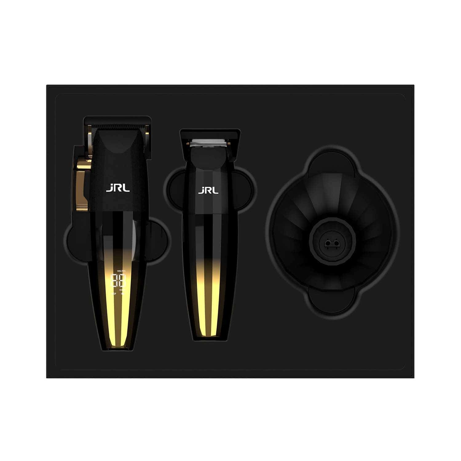 JRL Professional | JRL FF2020 Limited Gold Collection Clipper & Trimmer Combo Kit with Smart-Clip