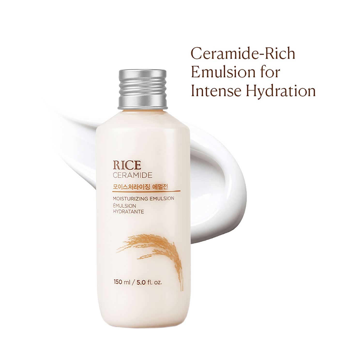 The Face Shop | The Face Shop Rice & Ceramide Moisturizing Emulsion Cream - Korean Brightening Moisturizer (150 ml)