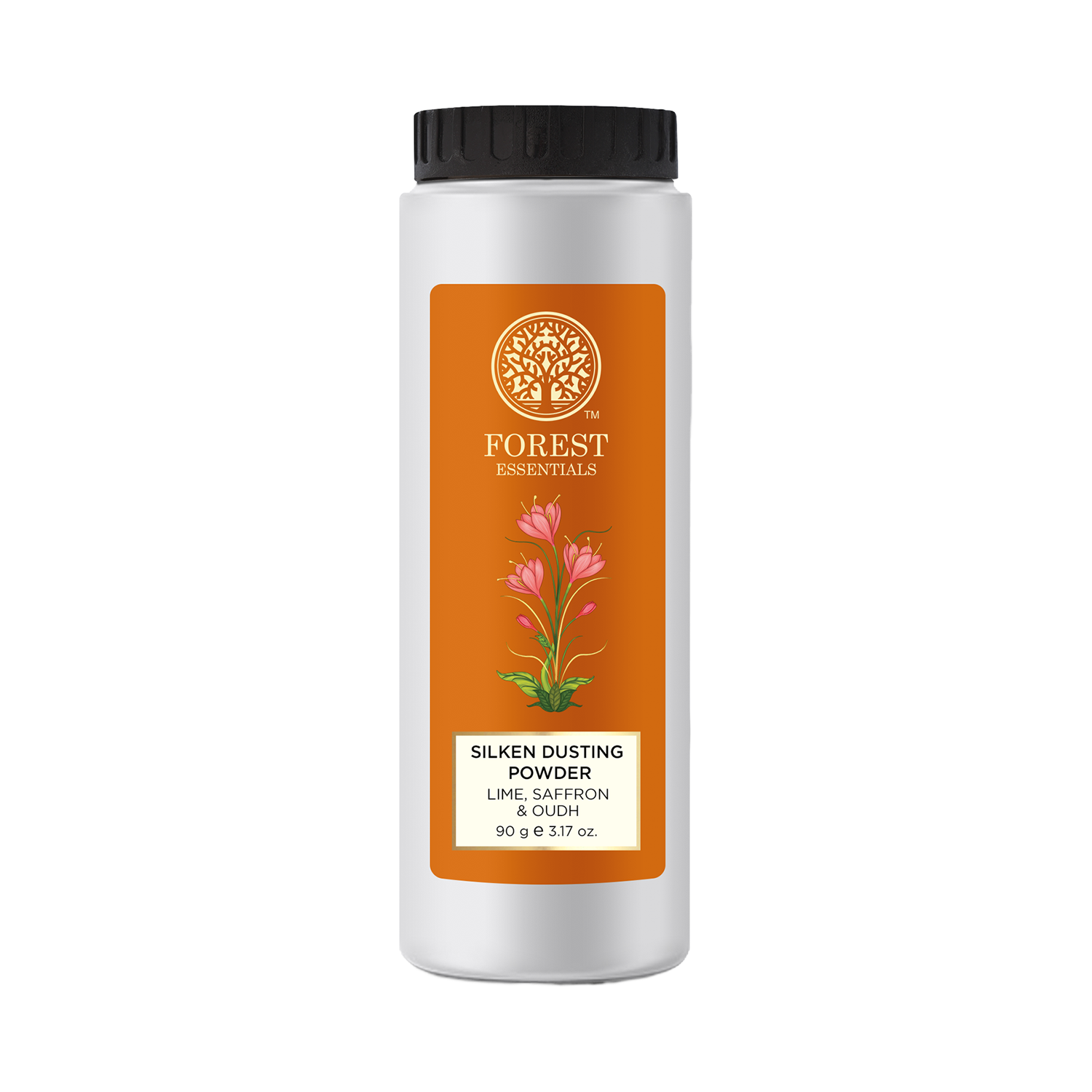 Forest Essentials | Forest Essentials Silken Dusting Powder Lime Saffron & Oudh (90 g)