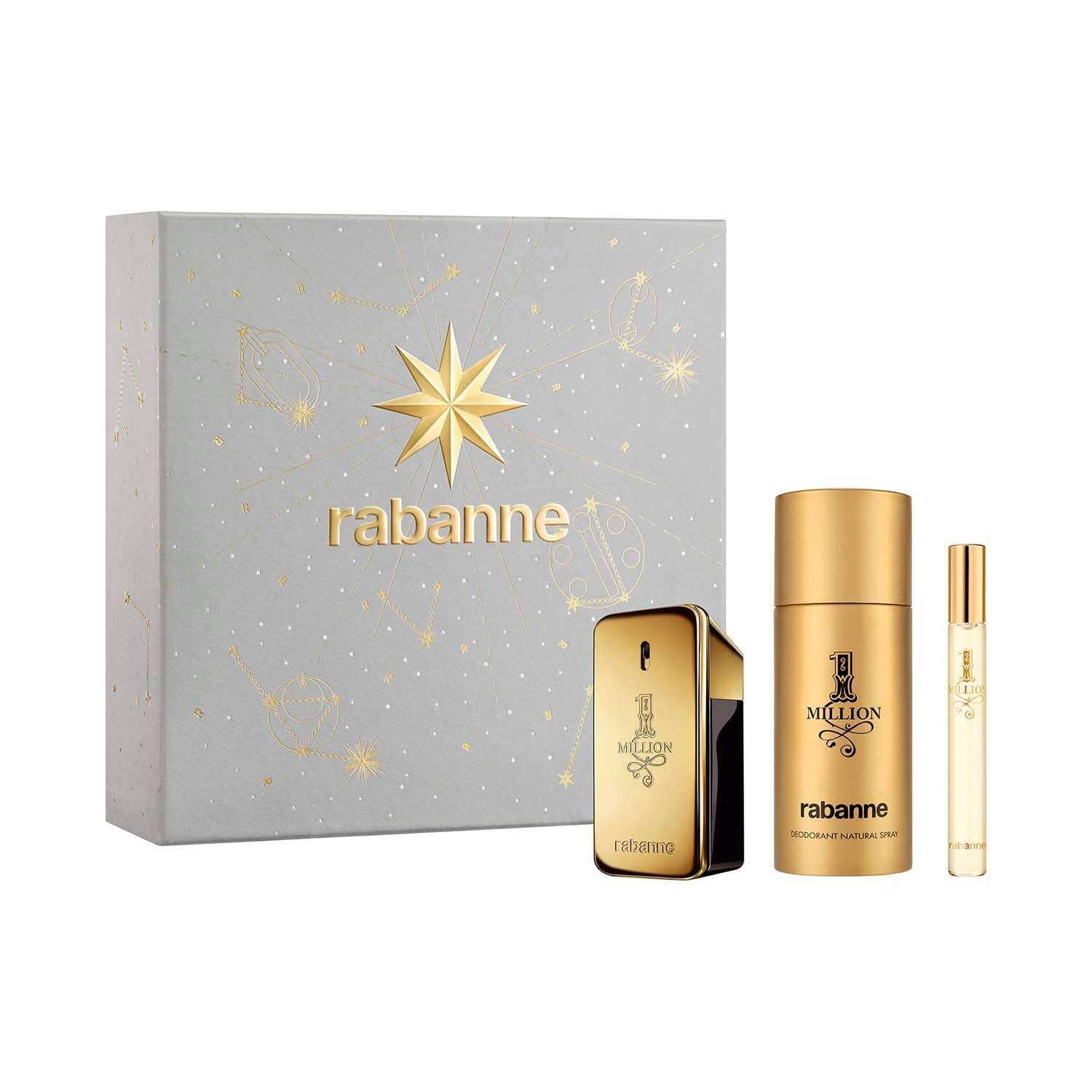 Rabanne | Rabanne 1 Million Eau De Toilette, Deodorant Spray and Travel Spray (3 pcs)