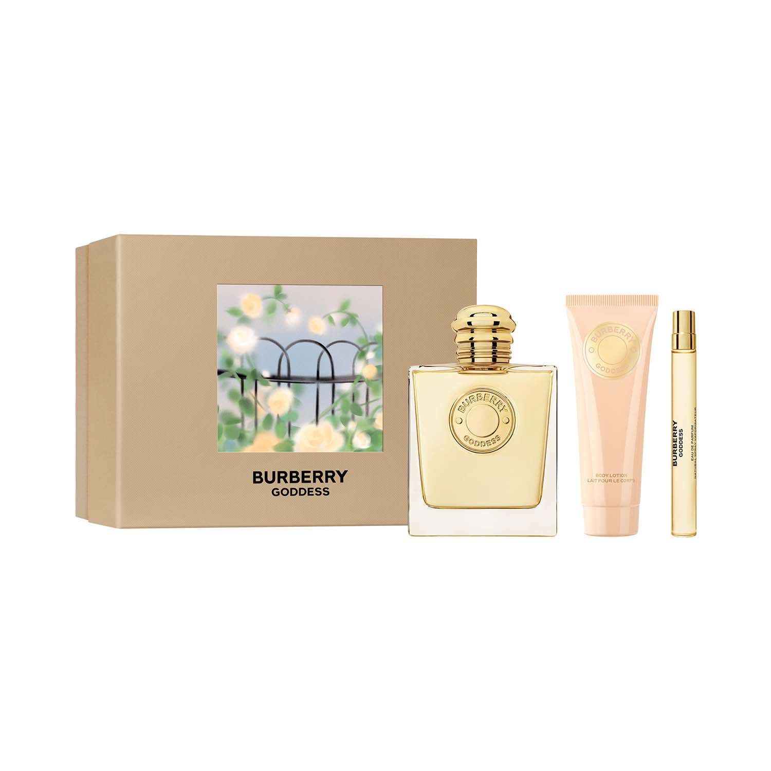 Burberry | Burberry Goddess Eau de Parfum for Women & Body Lotion Trio Gift Set (3 pcs)