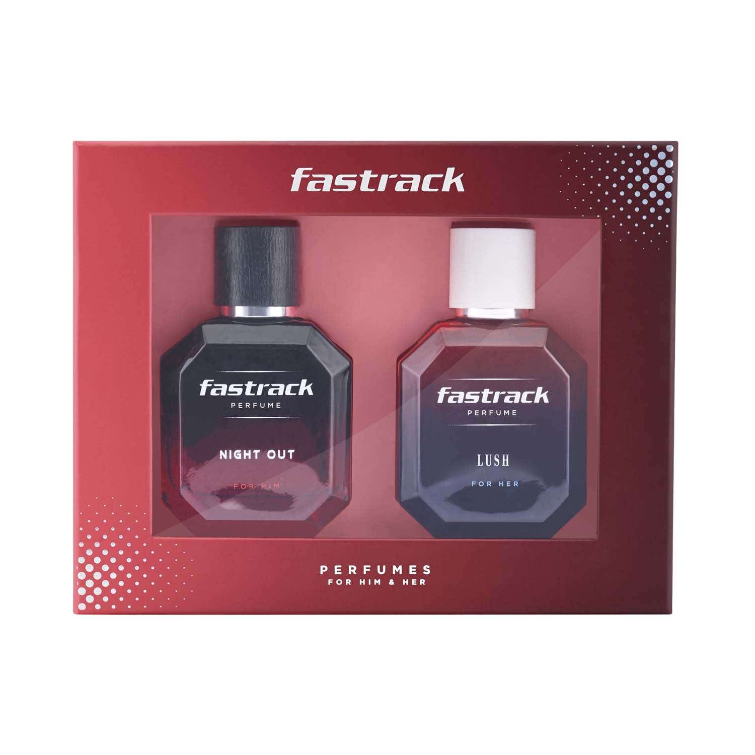 Fastrack | Fastrack Gift Pack Perfume for Men & Women - Lush, Night Out (2 pcs)