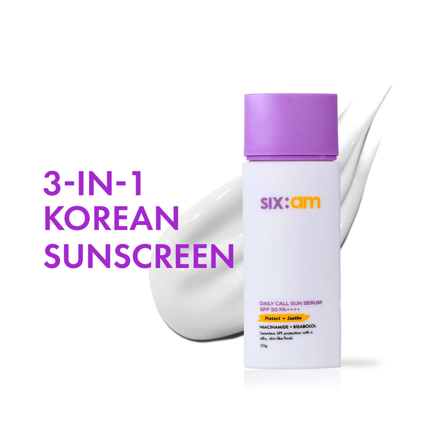 Sixam Glow | Sixam Glow Daily Call Sun Serum SPF 50 PA++++ (50 ml)