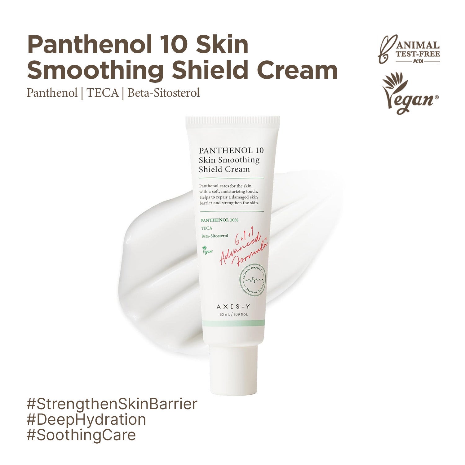 Axis-Y | Axis-Y Panthenol 10 Skin Smoothing Shield Cream (50 ml)