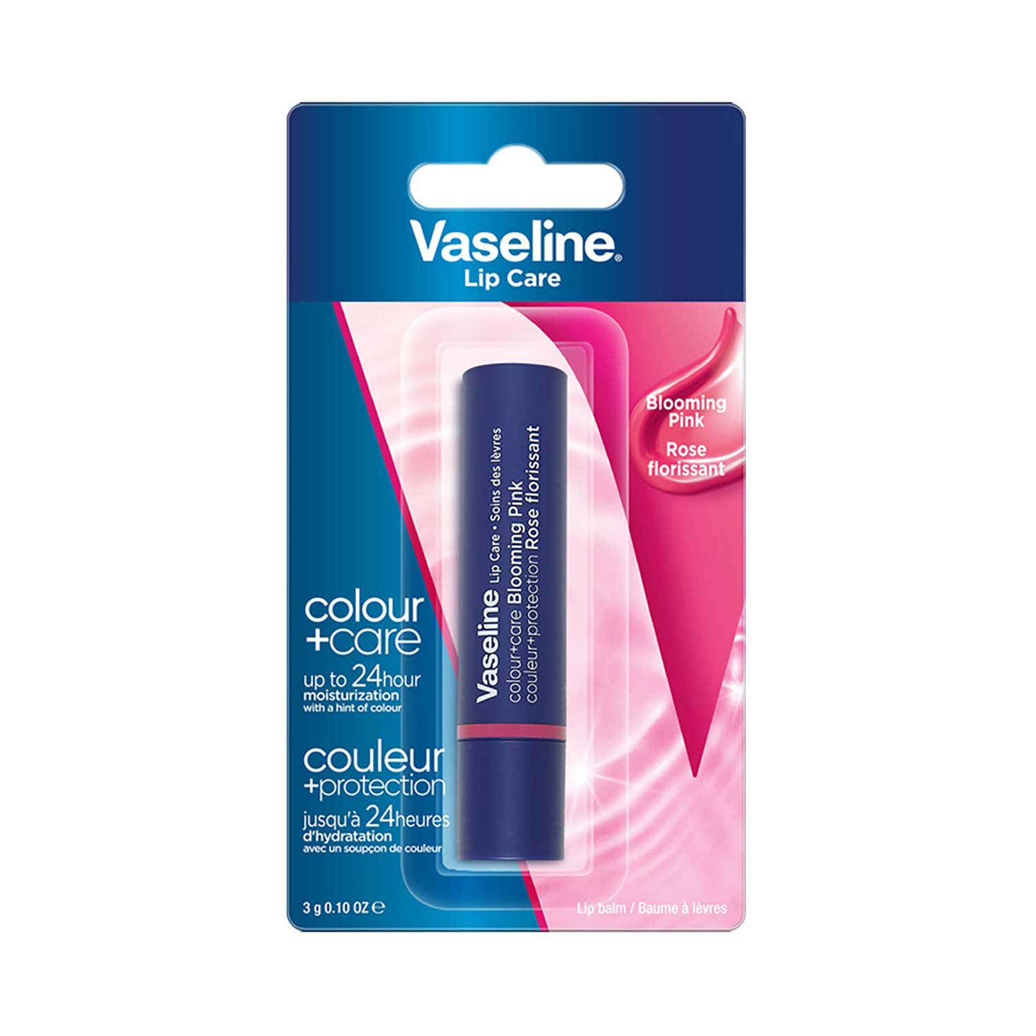 Vaseline | Vaseline Colour+Care Tinted Lip Balm with Manuka Honey - Blooming Pink (3 g)