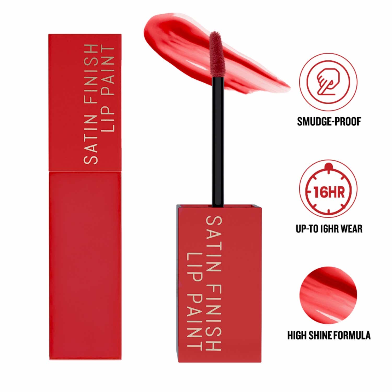Daily Life Forever52 | Daily Life Forever52 Essential Satin Finish Lip Paint - Runway Red-05 (4 g)
