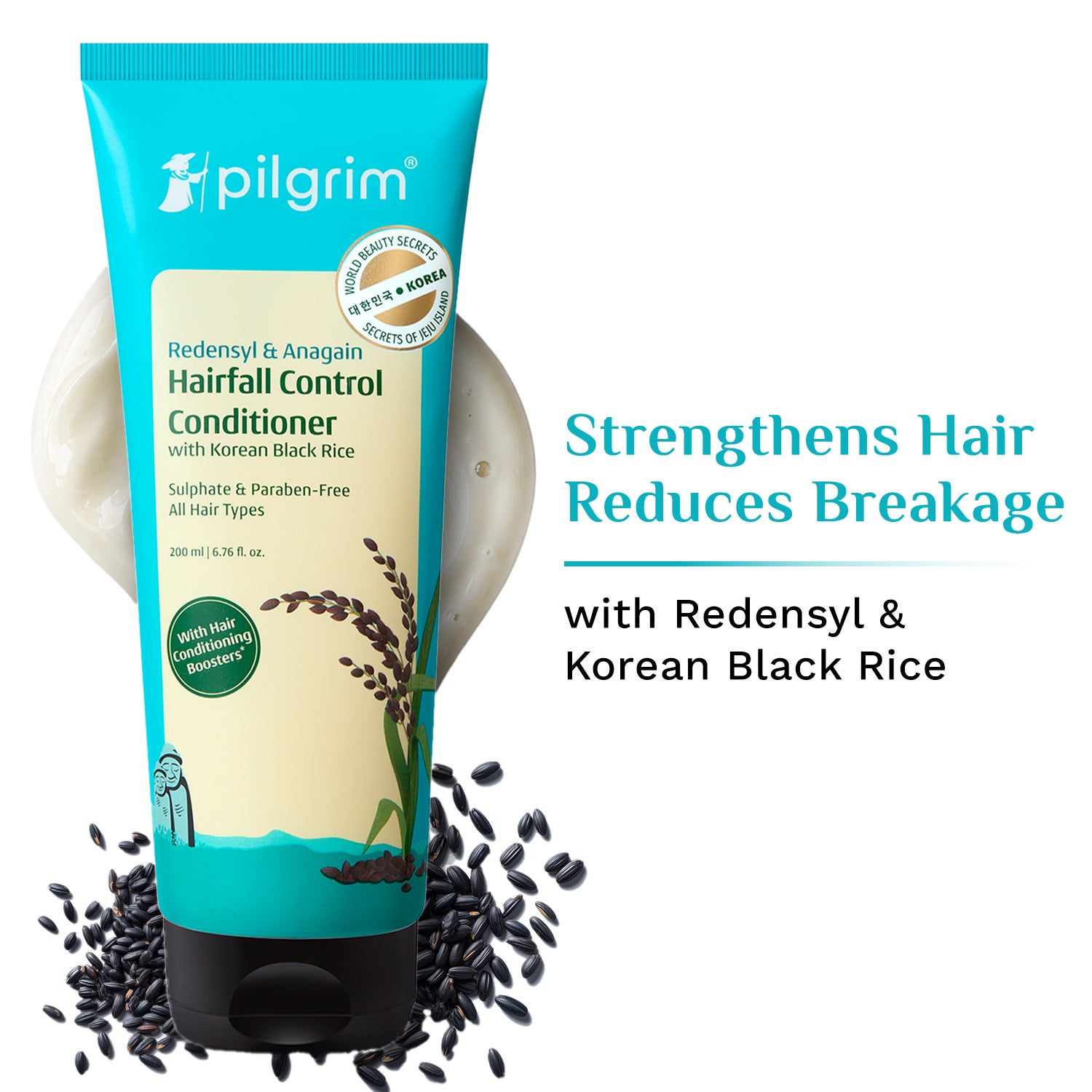 Pilgrim Redensyl & Anagain Hairfall Control Conditioner (200 ml)