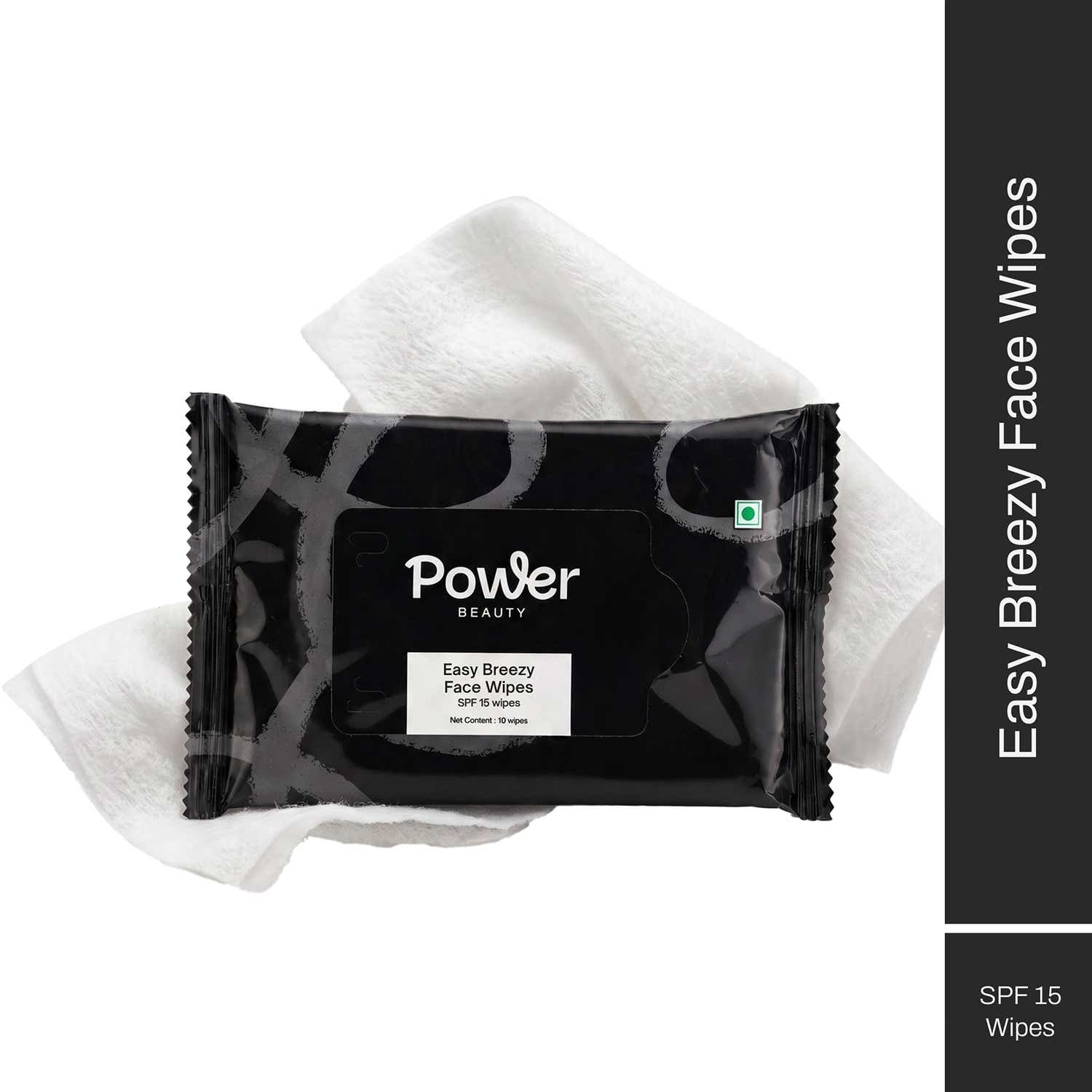 Power Beauty | Power Beauty Easy Breezy Face Wipe SPF (10 Wipes)