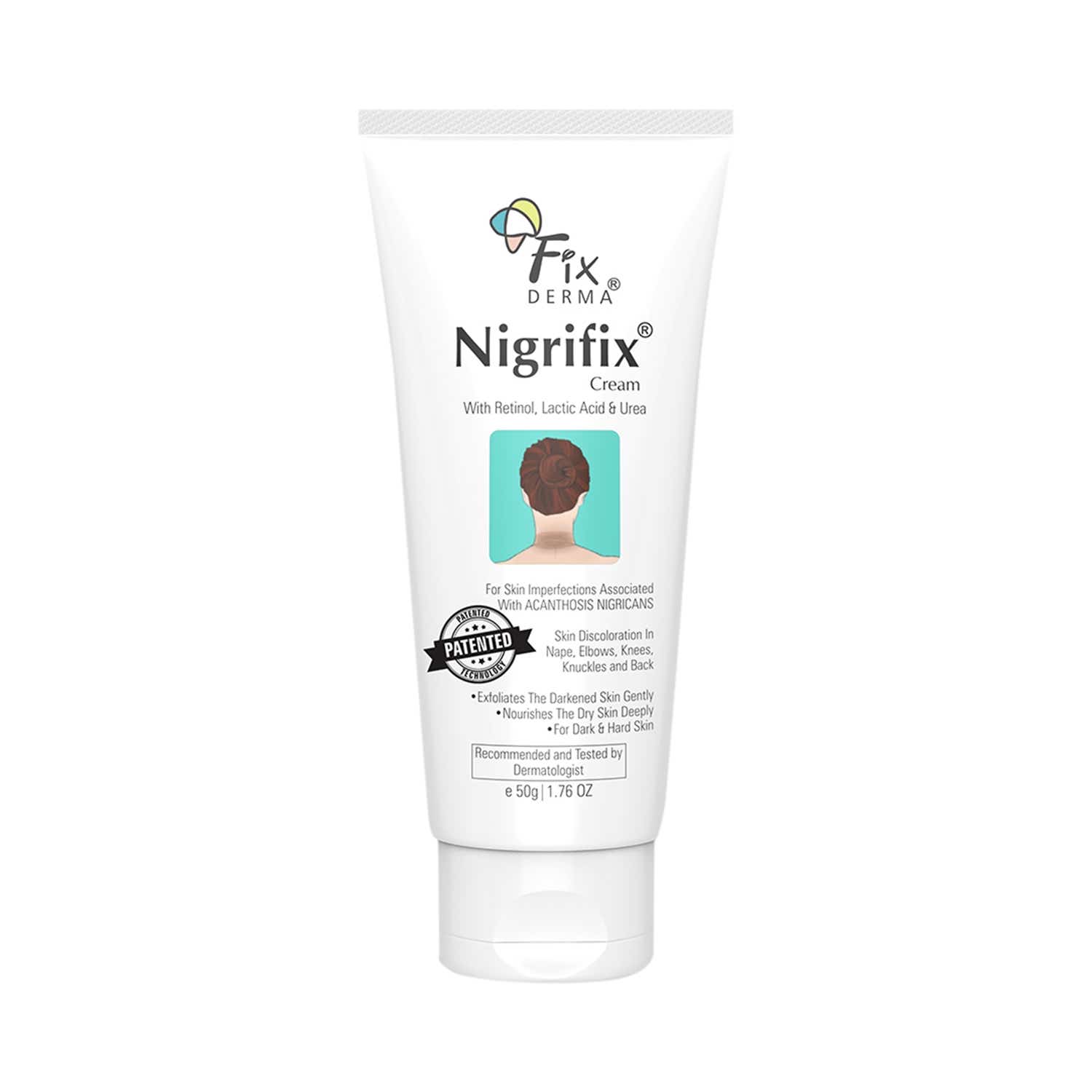 Fixderma | Fixderma Nigrifix Cream for Dark Neck Ankles Knuckles Elbows Underarm Whitening (50 g)