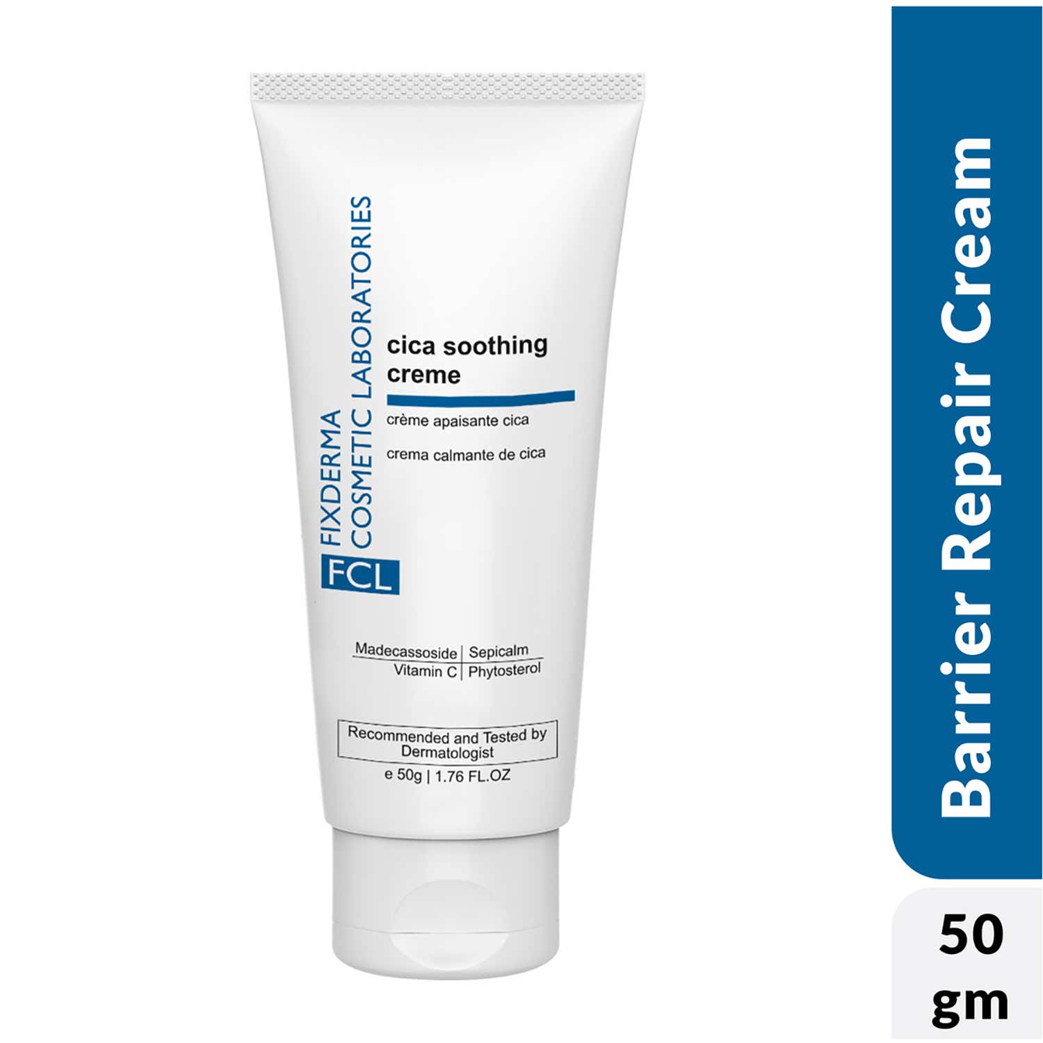 Fixderma Cosmetic Laboratories | FCL Cica Soothing Cream For Soothing and Calming Effects for Sensitive Skin (50g)