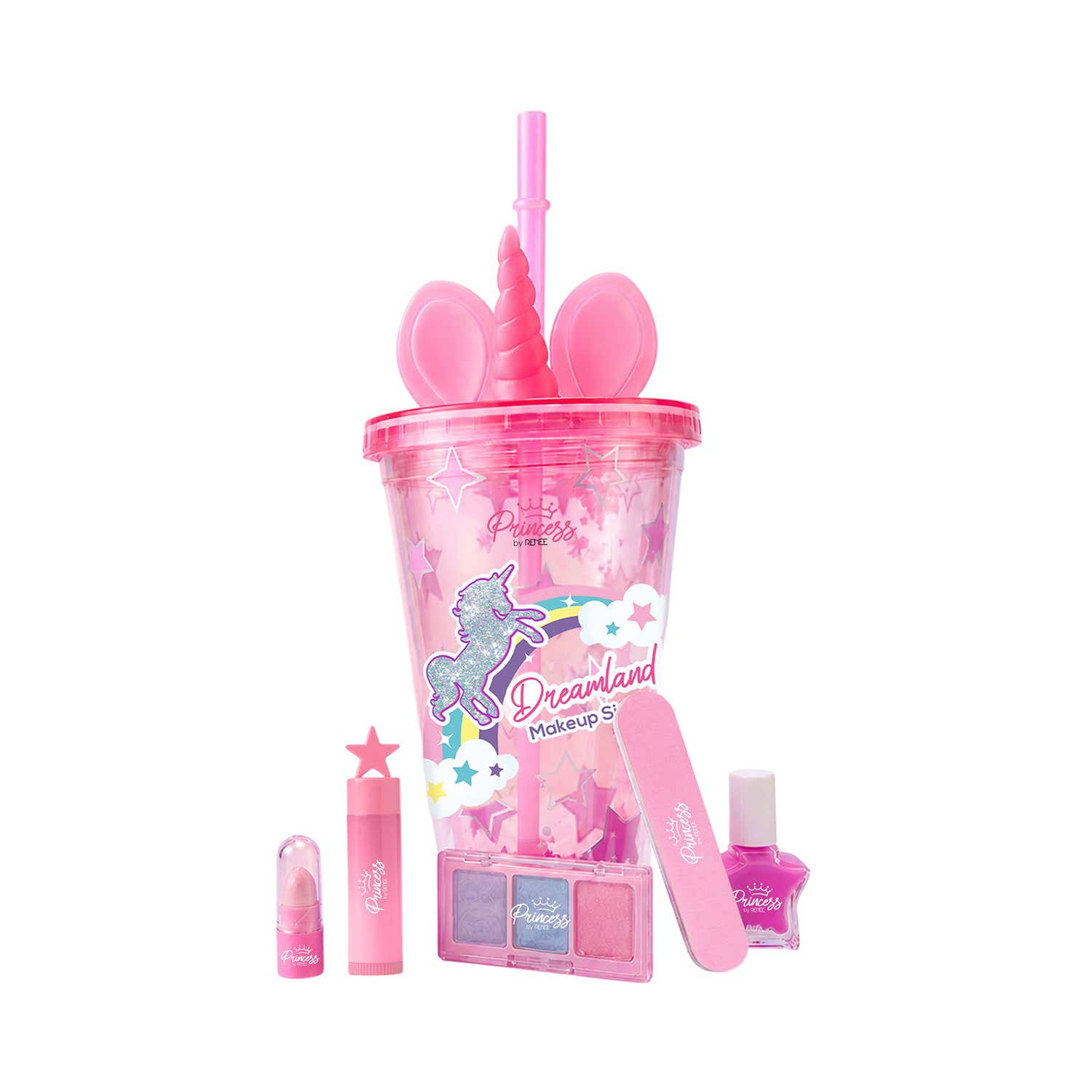 Princess By Renee Dreamland Makeup Sipper for Kids & Preteens (6 pcs)
