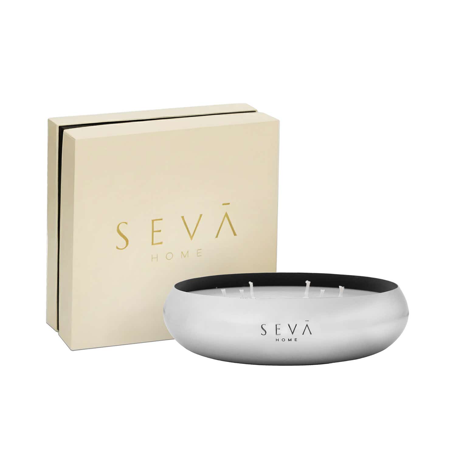 Seva Home | Seva Home Medley Aqua Silver Candle