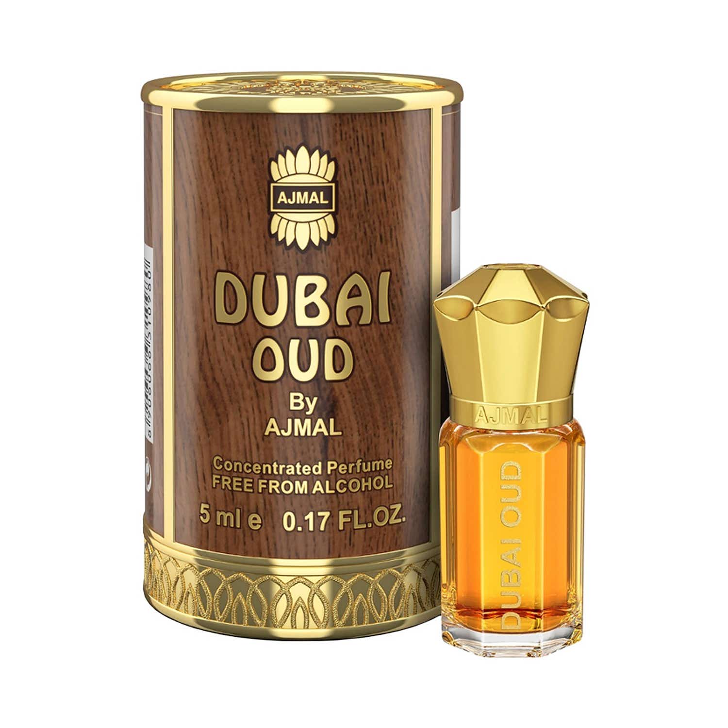 AJMAL | Ajmal Dubai Oud Attar Concentrated Perfume Oil Long Lasting Alcohol Free Unisex (5 ml)