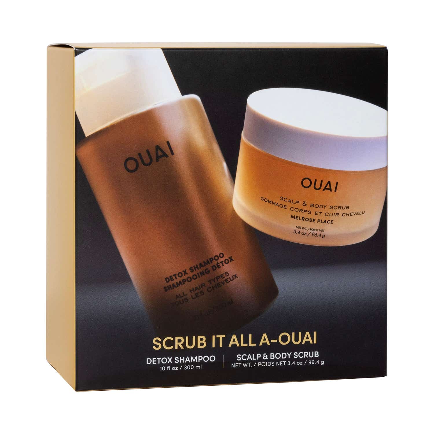 OUAI | OUAI Scrub It All The OUAI Kit - Shampoo Scalp & Body Scrub (2 pcs)