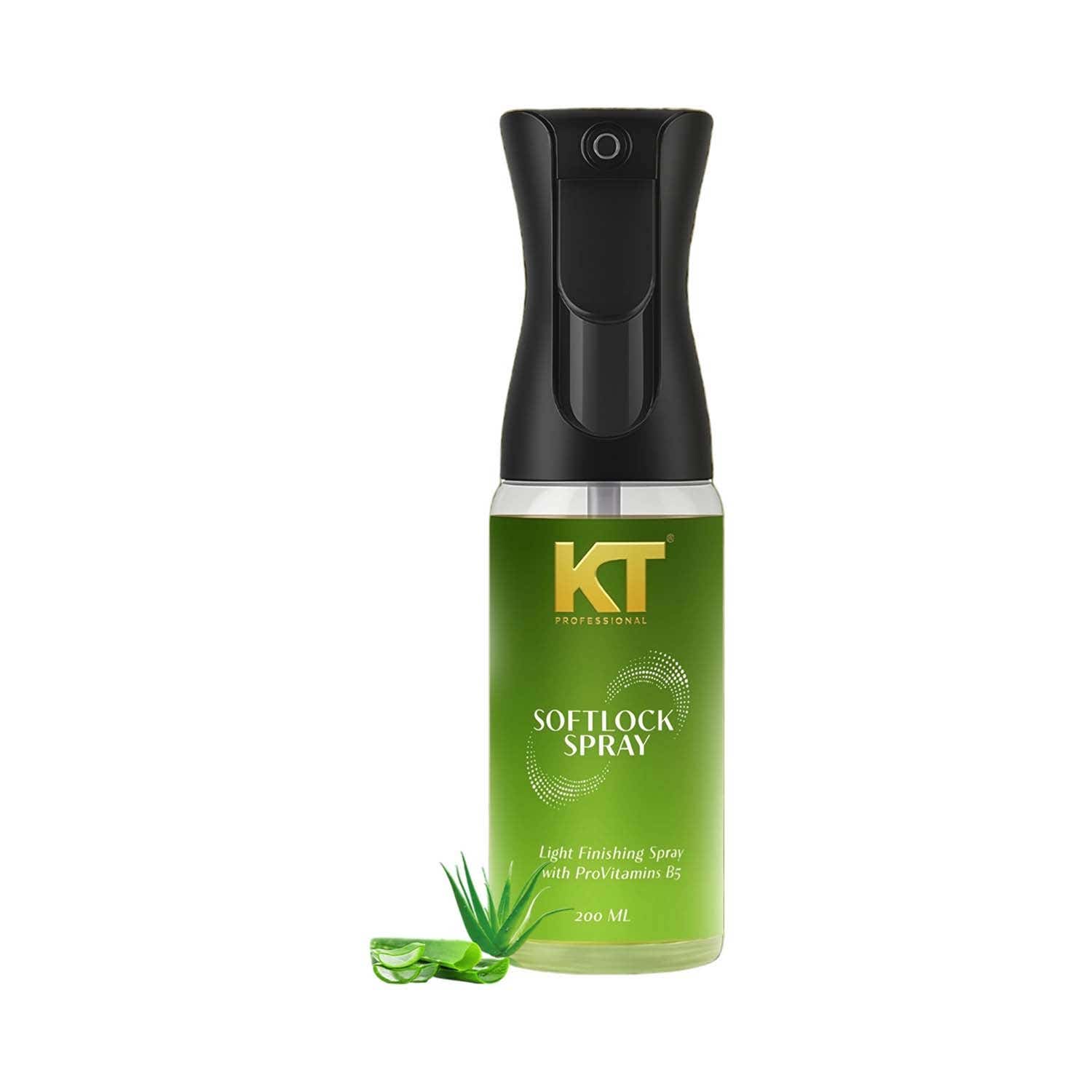 KT Professional | KT Professional Soft Locks Spray with Wheat Protein, Panthenol & Aloe Vera (200 ml)