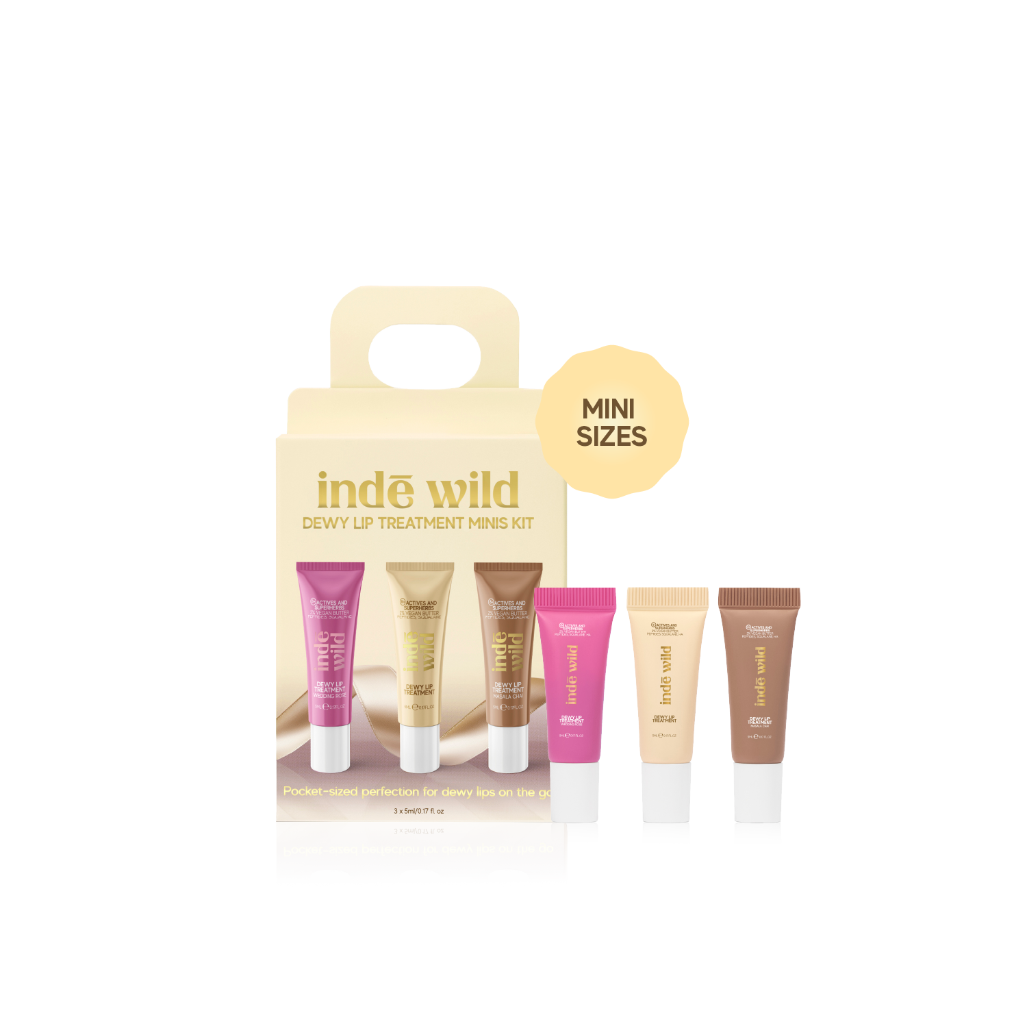 Inde Wild | Inde Wild Dewy Lip Treatment Mini's Kit (3 pcs)