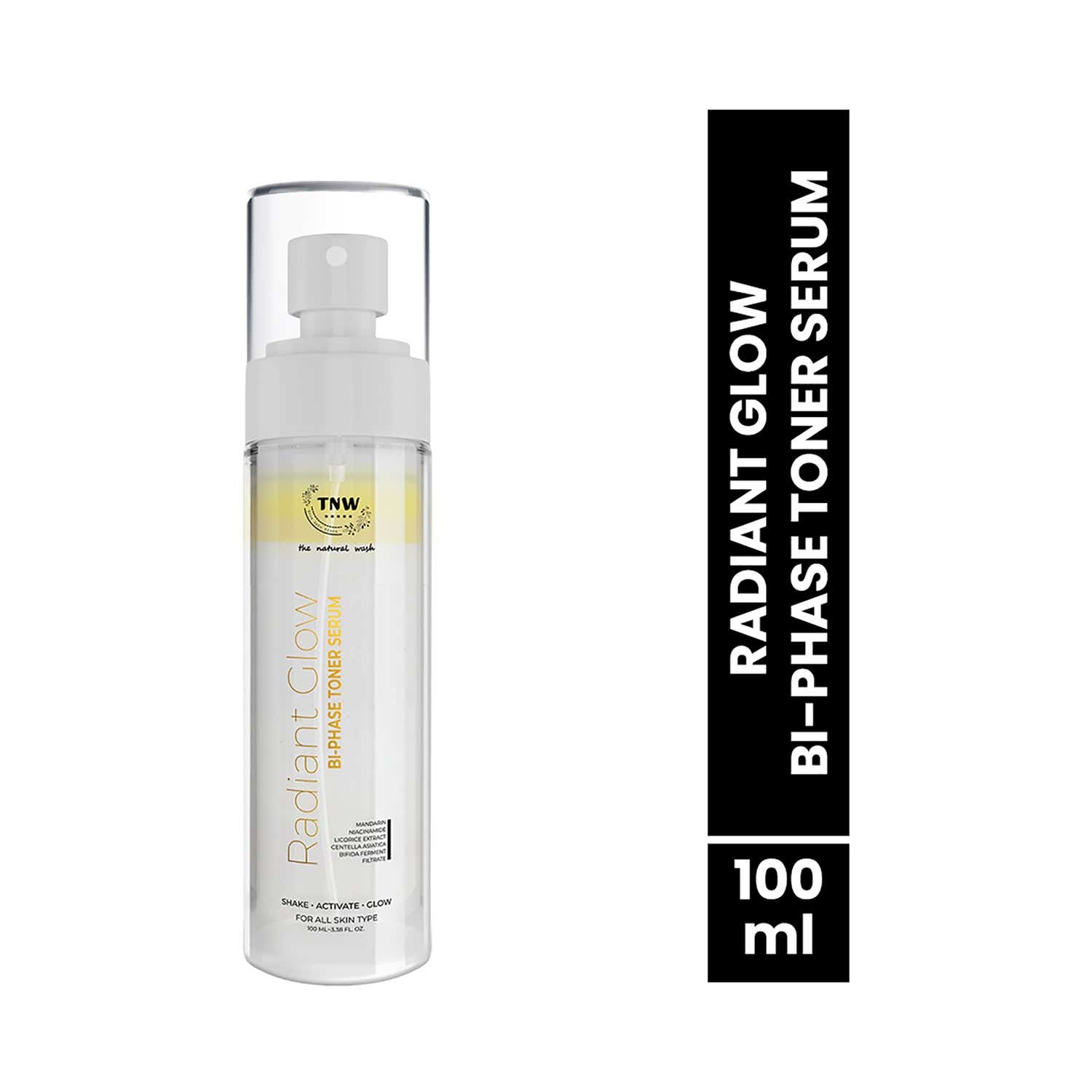 TNW The Natural Wash | TNW The Natural Wash Radiant Glow Bi-Phase Toner Serum Spray (100 ml)