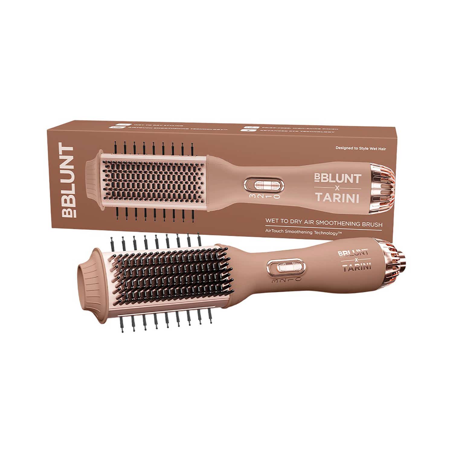 BBlunt | BBlunt Wet-To-Dry Air Smoothening Brush with AirTouch Smoothening Technology