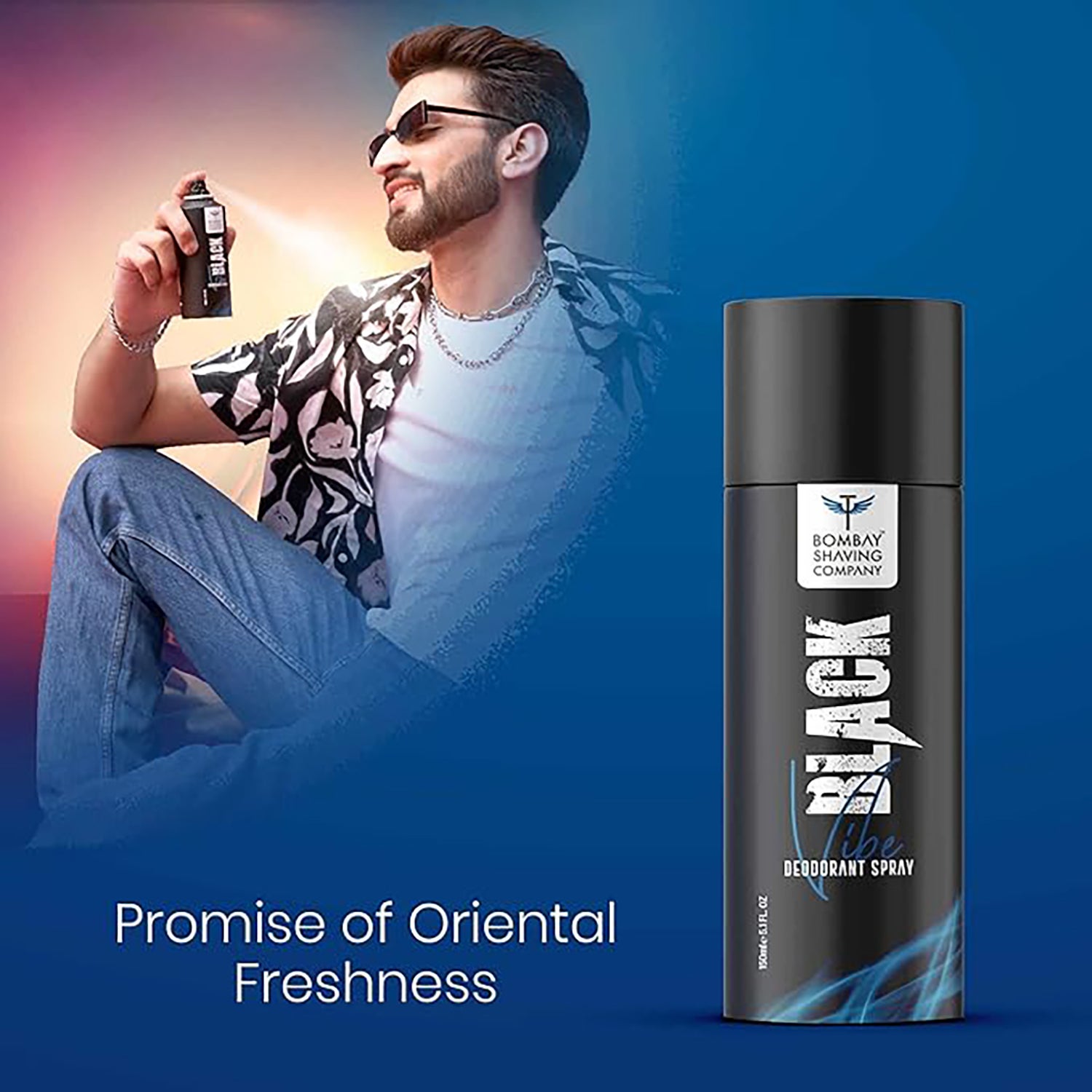 Buy Bombay Shaving Company Black Vibe Combo Deodorant Spray For