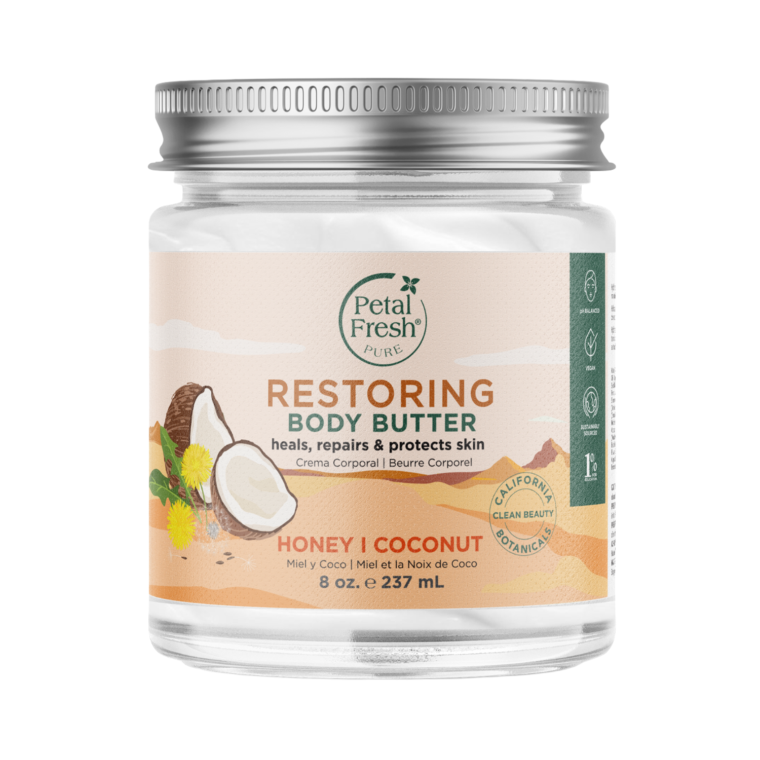 Petal Fresh | Petal Fresh Restoring Honey & Coconut Body Butter (237ml)