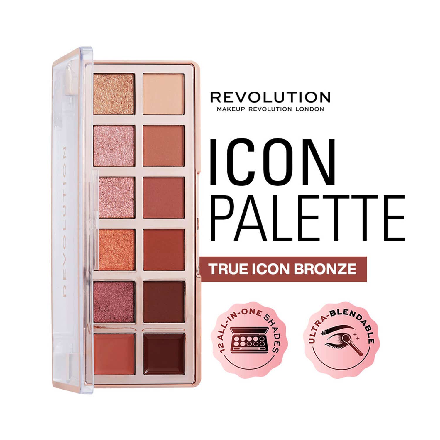 Makeup Revolution | Makeup Revolution The Icon Palette - True Icon Bronze (8.4 g)