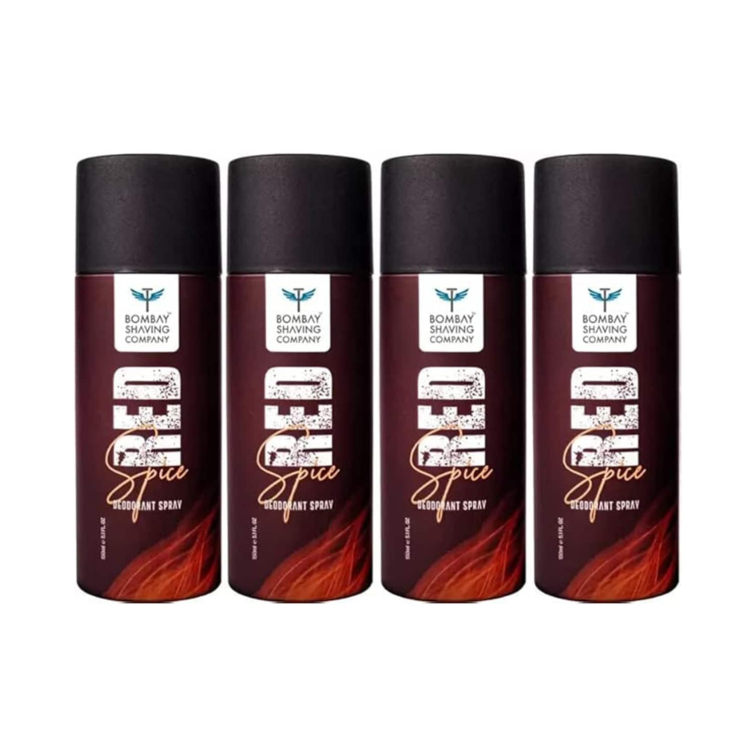 Bombay Shaving Company | Bombay Shaving Company Red Spice Combo Deodorant Spray For Men (4 x 150 ml)