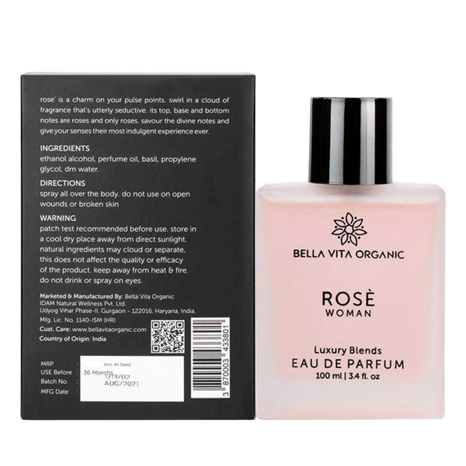 Organic rose perfume store