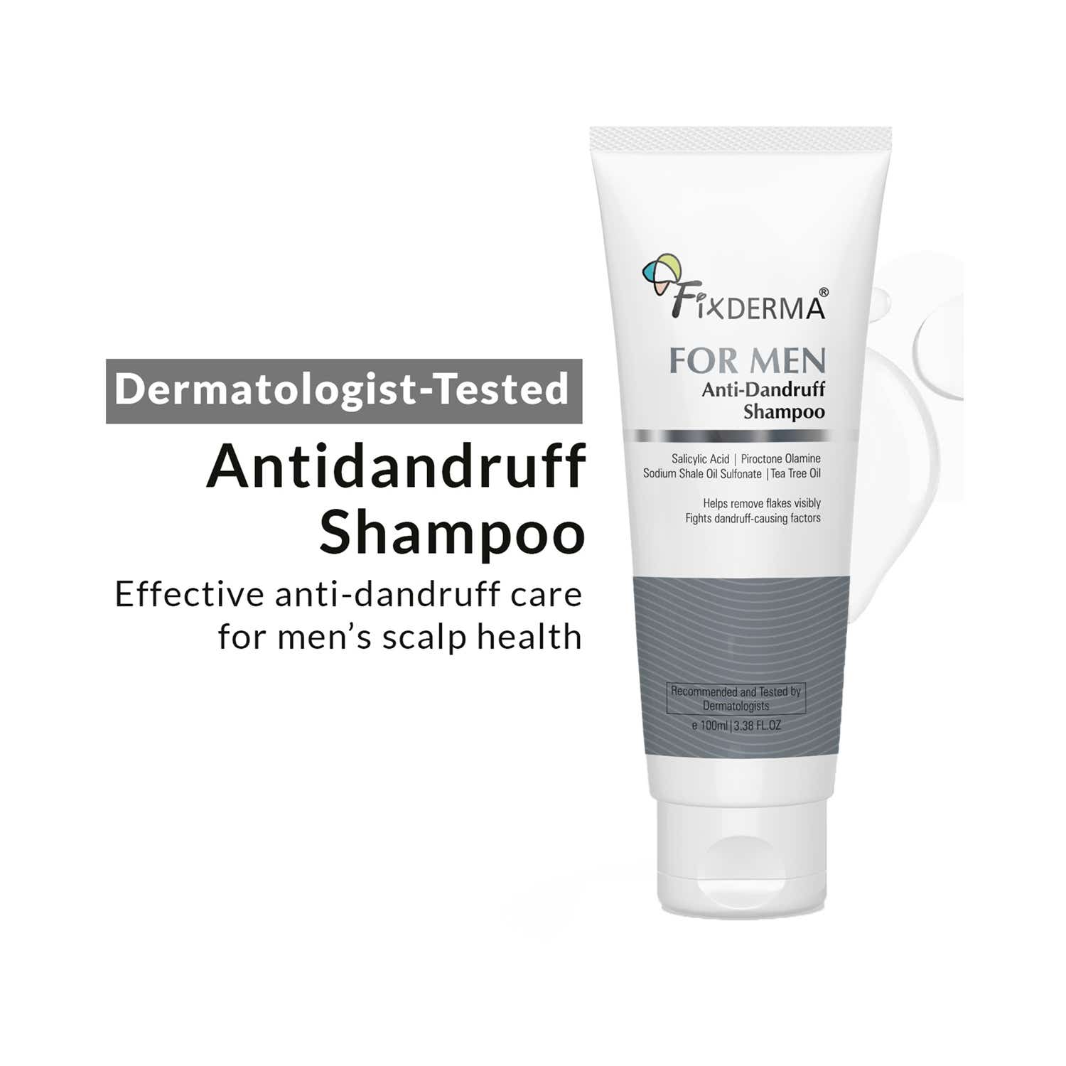 Fixderma | Fixderma Anti Dandruff Shampoo with Salicylic Acid for Man (100 ml)