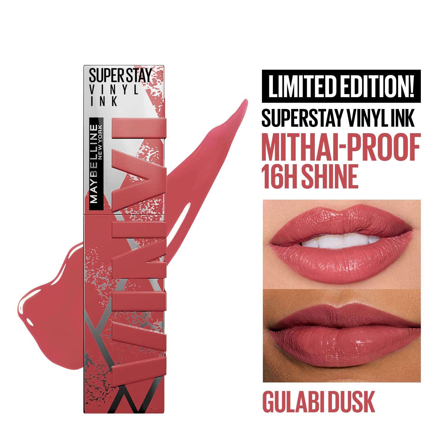 Maybelline New York | Maybelline New York Superstay Vinyl Ink Mithai Limited Edition - Gulabi Dusk (4.2 g)