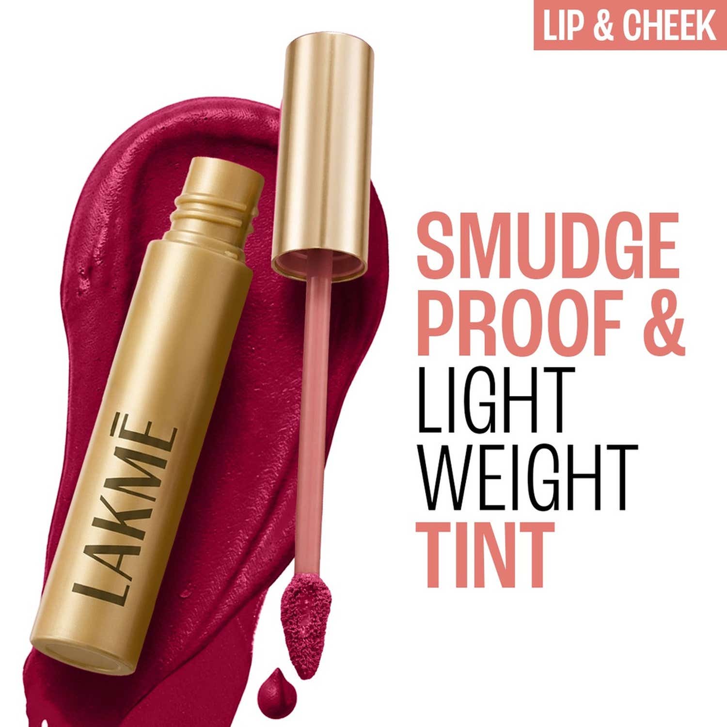 Lakme | Lakme 9to5 Double Duty Lip & Cheek Mousse, Long Lasting and  Lightweight, Rosy Plum - (9 g)