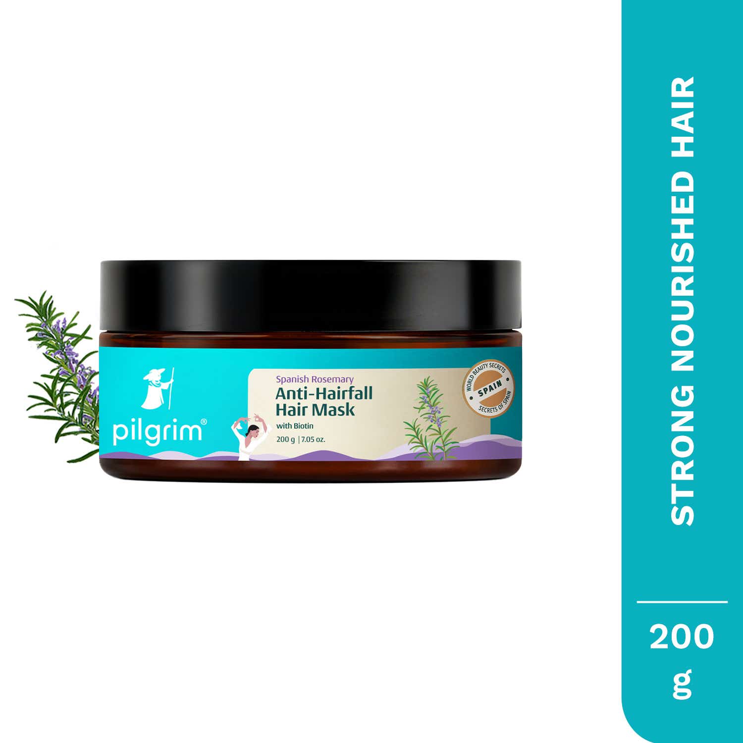 Pilgrim Spanish Rosemary Anti Hairfall Hair Mask (200 g)
