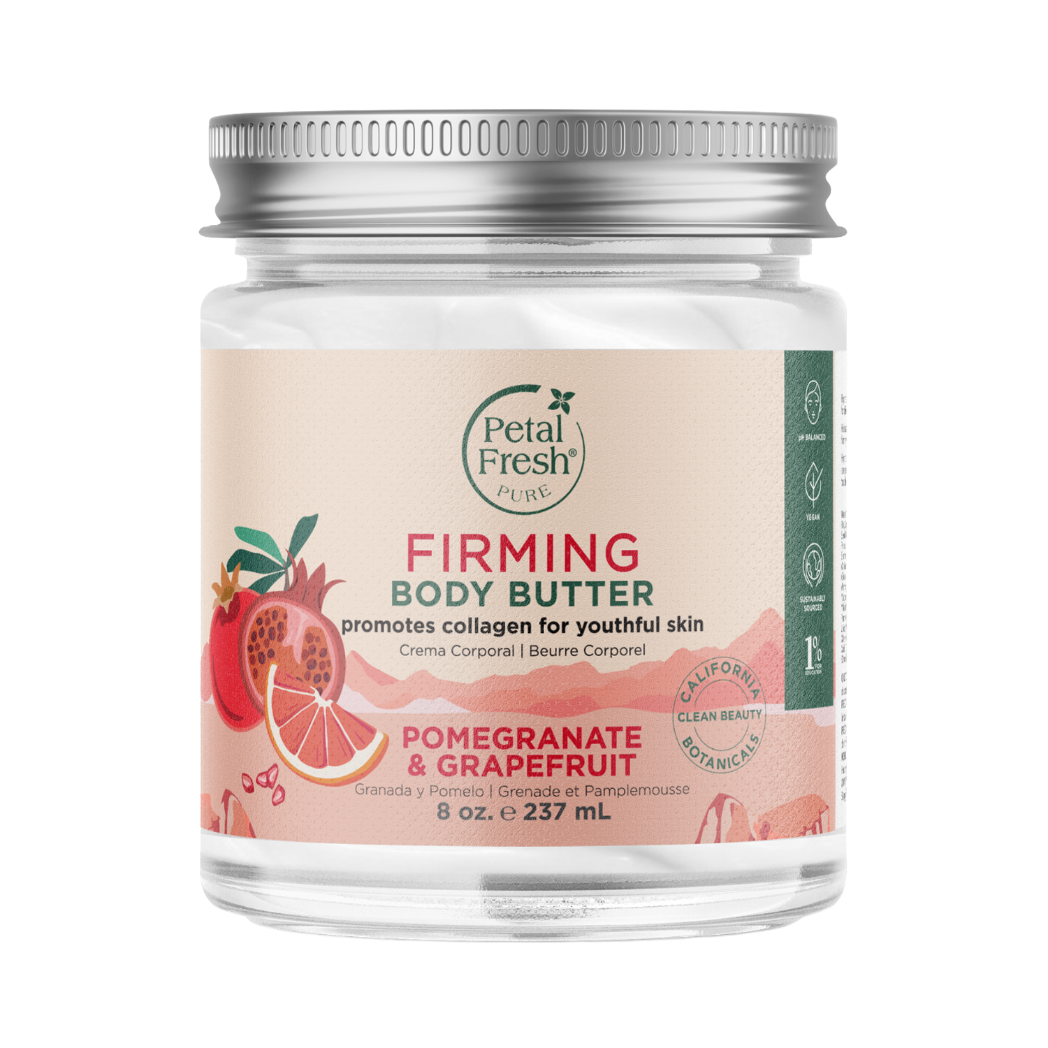 Petal Fresh | Petal Fresh Firming Pomegranate & Grapefruit Body Butter (237ml)