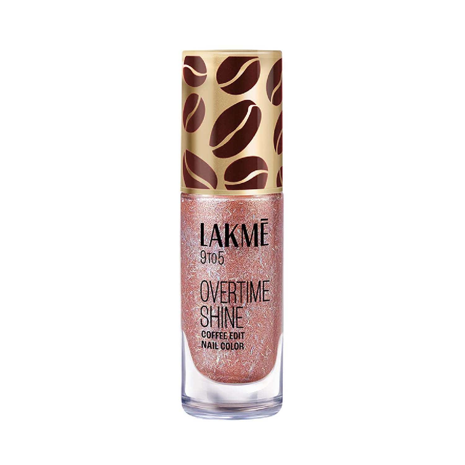Lakme | Lakme 9 to 5 Overtime Shine Nail Polish Coffee Edit - 15 Hazelnut Hug (6 ml)