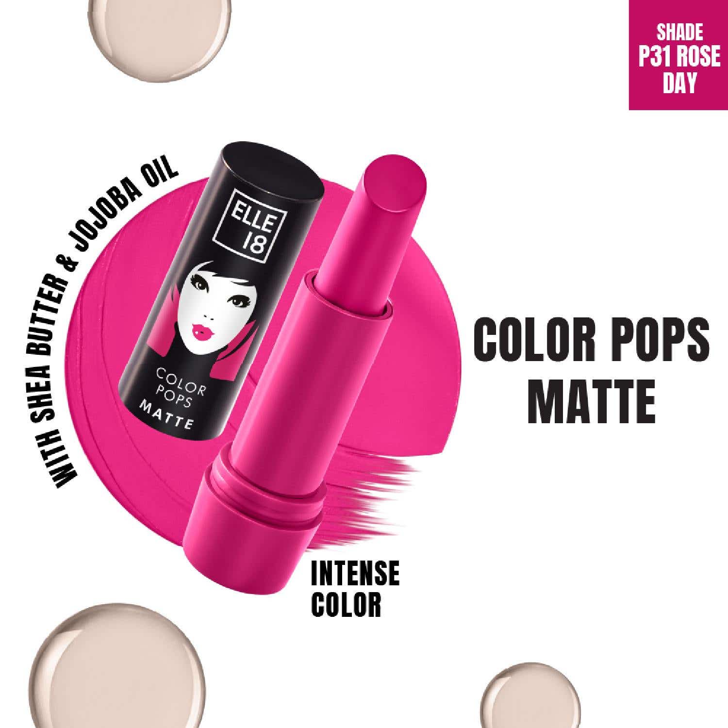 Elle 18 | Elle 18 Color Pop Matte Lip Color - P31 Rose Day (4.3 g)