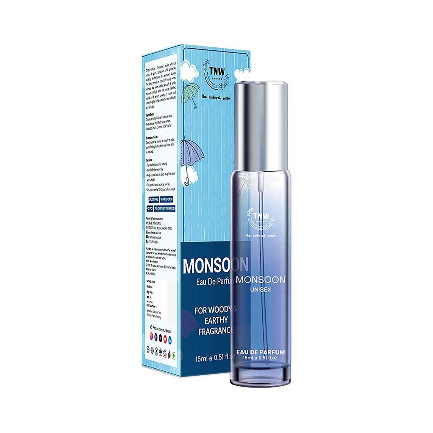 TNW The Natural Wash | TNW The Natural Wash Monsoon Eau De Parfum Unisex Perfume (15 ml)